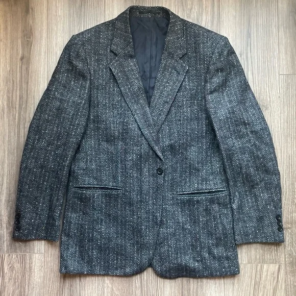 Givenchy Virgin Wool Multicolor Tweed Blazer | L - Picture 6 of 13